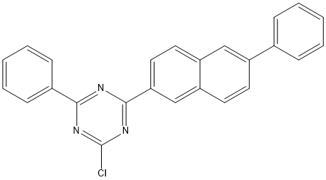 PI-51642 1,3,5-Triazine, 2-Chloro-4-Phenyl-6-(6-Phenyl-2-Naphthalenyl)- (2476829-04-4)