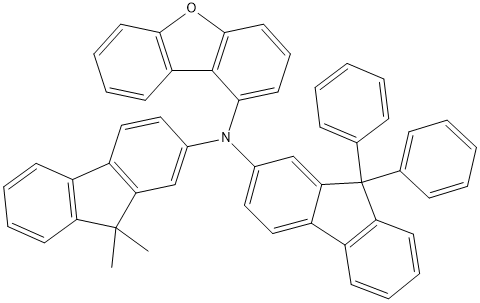 PI-51691 N-(9,9-dimethyl-9H-fluoren-2-yl)-N-(9,9-diphenyl-9H-fluoren-2-yl)dibenzo[b,d]furan-1-amine (2356086-93-4)