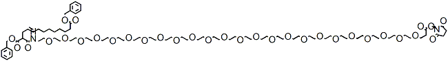 PI-51694 dibenzyl (E)-2-[2-[2-[2-[2-[2-[2-[2-[2-[2-[2-[2-[2-[2-[2-[2-[2-[2-[2-[2-[2-[2-[2-[2-[2-[3-(2,5-dioxopyrrolidin-1-yl)oxy-3-oxopropoxy]ethoxy]ethoxy]ethoxy]ethoxy]ethoxy]ethoxy]ethoxy]ethoxy]ethoxy]etho (1574121-95-1)