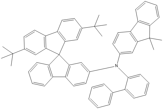PI-51695 N-([1,1'-biphenyl]-2-yl)-2',7'-di-tert-butyl-N-(9,9-dimethyl-9H-fluoren-2-yl)-9,9'-spirobi[fluoren]-2-amine (1365840-52-3)