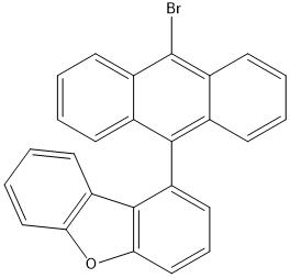 PI-51737 1-(10-bromoanthracen-9-yl)dibenzo[b,d]furan (1449401-77-7)