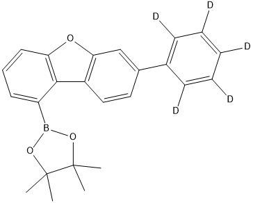 PI-51740 4,4,5,5-tetramethyl-2-(7-(phenyl-d5)dibenzo[b,d]furan-1-yl)-1,3,2-dioxaborolane (2644646-42-2)