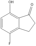 PI-52097 4-Fluoro-7-hydroxy-2,3-dihydro-1H-inden-1-one (136191-16-7)