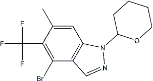 PI-52340 4-Bromo-6-methyl-1-(tetrahydro-2H-pyran-2-yl)-5-(trifluoromethyl)-1H-indazole (2326524-90-5)