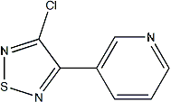 PI-52346 3-Chloro-4-(pyridin-3-yl)-1,2,5-thiadiazole (131986-28-2)