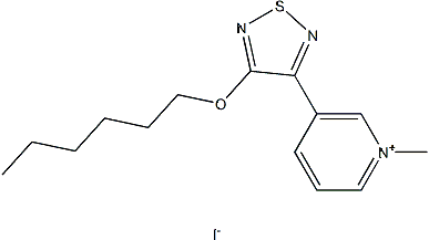PI-52347 3-(4-(Hexyloxy)-1,2,5-thiadiazol-3-yl)-1-methylpyridin-1-ium iodide (131988-19-7)