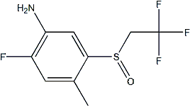 PI-52367 2-Fluoro-4-methyl-5-[(2,2,2-trifluoroethyl)sulfinyl]aniline (1445685-07-3)