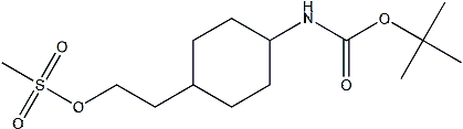 PI-52382 2-(trans-4-((tert-Butoxycarbonyl)amino)cyclohexyl)ethyl methanesulfonate (917342-28-0)