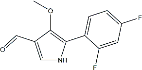PI-52400 5-(2,4-Difluorophenyl)-4-methoxy-1H-pyrrole-3-carbaldehyde (2756367-38-9)