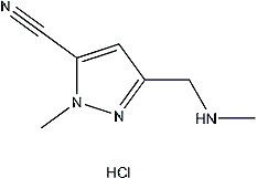 PI-52405 1-Methyl-3-((methylamino)methyl)-1H-pyrazole-5-carbonitrile hydrochloride (1643141-20-1)