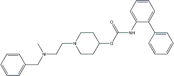 PI-52419 1-(2-(Benzyl(methyl)amino)ethyl)piperidin-4-yl [1,1'-biphenyl]-2-ylcarbamate (864686-28-2)