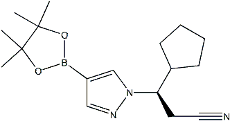 PI-52420 (R)-3-cyclopentyl-3-(4-(4,4,5,5-tetramethyl-1,3,2-dioxaborolan-2-yl)-1H-pyrazol-1-yl)propanenitrile (1146629-84-6)