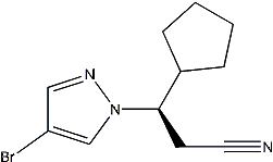 PI-52421 (R)-3-(4-Bromo-1H-pyrazol-1-yl)-3-cyclopentylpropanenitrile (1146629-83-5)