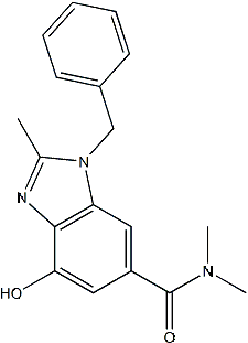 PI-52426 1-Benzyl-4-hydroxy-N,N,2-trimethyl-1H-benzo[d]imidazole-6-carboxamide (1640981-20-9)