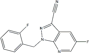 PI-52429 5-Fluoro-1-(2-fluorobenzyl)-1H-pyrazolo[3,4-b]pyridine-3-carbonitrile (1350653-26-7)
