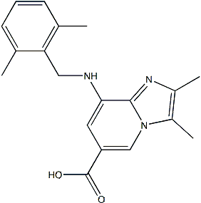 PI-52432 8-((2,6-Dimethylbenzyl)amino)-2,3-dimethylimidazo[1,2-a]pyridine-6-carboxylic acid (816450-73-4)