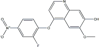 PI-52440 4-(2-Fluoro-4-nitrophenoxy)-7-hydroxy-6-methoxyquinoline (479690-08-9)