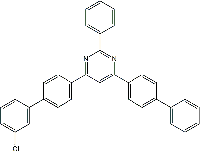 PI-52491 4-([1,1'-Biphenyl]-4-yl)-6-(3'-chloro-[1,1'-biphenyl]-4-yl)-2-phenylpyrimidine (2095240-92-7)