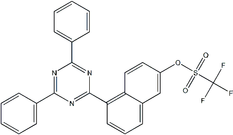 PI-52498 5-(4,6-diphenyl-1,3,5-triazin-2-yl)naphthalen-2-yl trifluoromethanesulfonate (2323577-77-9)