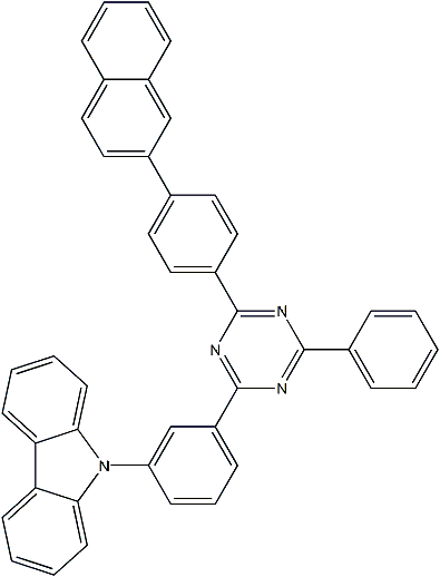 PI-52500 9-(3-(4-(4-(naphthalen-2-yl)phenyl)-6-phenyl-1,3,5-triazin-2-yl)phenyl)-9H-carbazole (2421105-79-3)