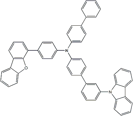 PI-52520 N-([1,1'-biphenyl]-4-yl)-3'-(9H-carbazol-9-yl)-N-(4-(dibenzo[b,d]furan-4-yl)phenyl)-[1,1'-biphenyl]-4-amine (2245098-00-2)