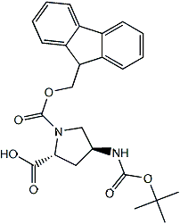PI-52585 (2S,4R)-Boc-4-amino-1-Fmoc-pyrrolidine-2-carboxylic acid (273222-06-3)