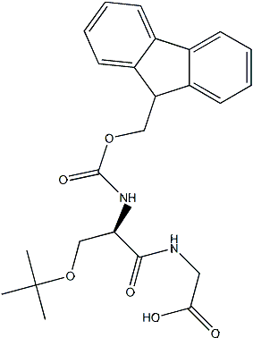 PI-52624 N-alpha-(9-Fluorenylmethyloxycarbonyl)-O-t-butyl-L-serinyl-glycine (81672-17-5)